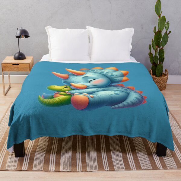 Item preview, Cute Baby Triceratops Hugging Toy – Adorable Dinosaur Nursery Art designed and sold by PAPIRO SIGLO XXI.