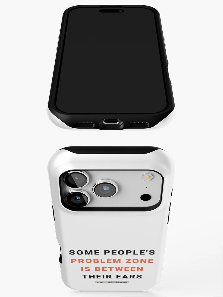 Thumbnail 3 of 4, iPhone Case, Humorous Wisdom - Text - White designed and sold by RMD-Design.