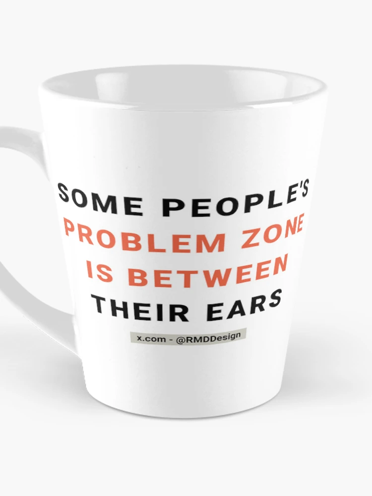 Thumbnail 3 of 4, Coffee Mug, Humorous Wisdom - Text - White designed and sold by RMD-Design.