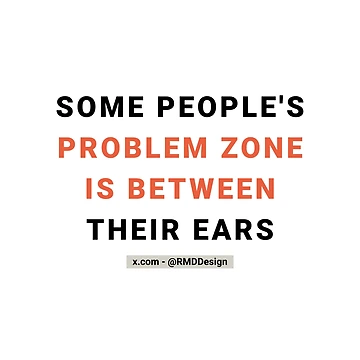 Artwork thumbnail, Humorous Wisdom - Text - White by RMD-Design