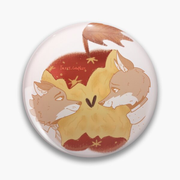 Item preview, Starry Apples Button designed and sold by Fuzzy-Graphics.