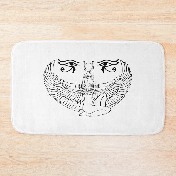 Item preview, Dark Isis Goddess Witnessing Ra God – Egyptian Mythology Art designed and sold by Phoenix Art Studio.
