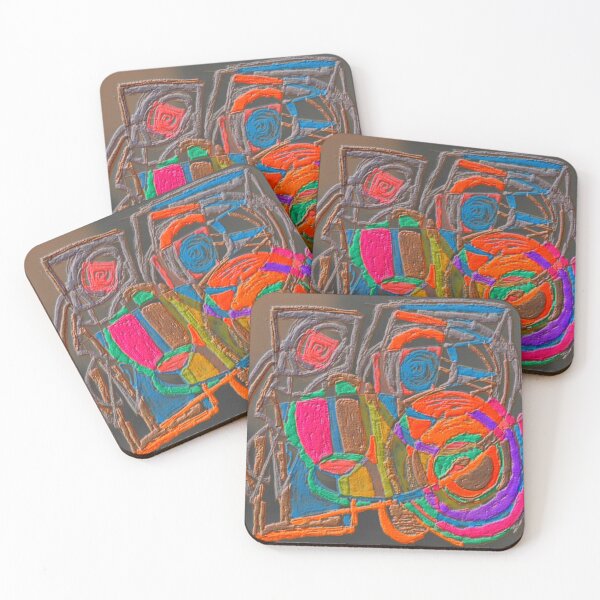 Item preview, fluorescence first watercolor colorful abstract design designed and sold by SmashingDeals.