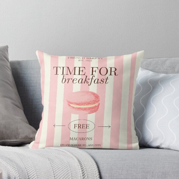 Item preview, Time for Breakfast: Macaron and French Bakery Poster designed and sold by ElizabethCoelho.