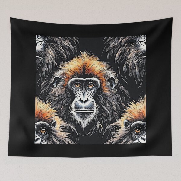 Item preview, Fierce Mandrill#4 designed and sold by Helios Be. Lavsh.
