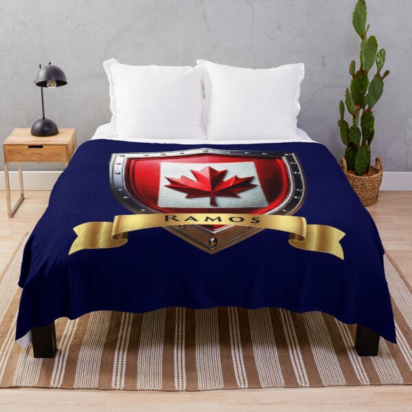 Item preview, Ramos Family Canada Shield, Maple Leaf Heraldry Crest designed and sold by Highlandkings.
