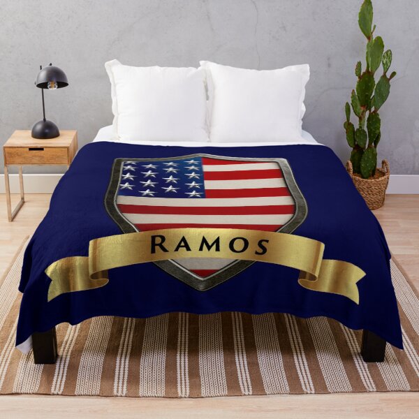 Item preview, Ramos Family USA Shield, Stars & Stripes Pride Crest designed and sold by Highlandkings.
