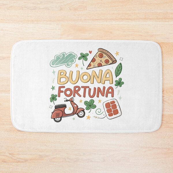 Item preview, Buona fortuna Buena suerte en idioma italiano. designed and sold by Lucky 777.