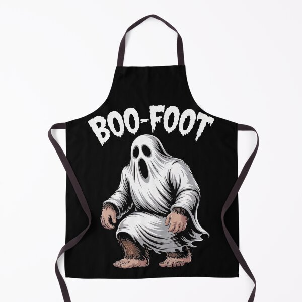 Aperçu de l'œuvre Graphique Boo Foot Halloween Bigfoot – Conception amusante de Sasquatch fantôme créée et vendue par JoeZigns81.