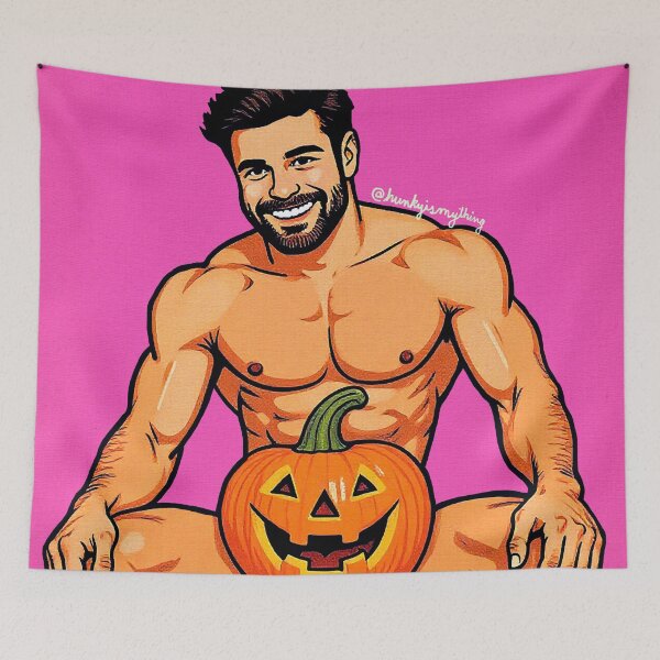 Item preview, I Think We All Know Why The Pumpkin Is Happy designed and sold by Hunkyismything.