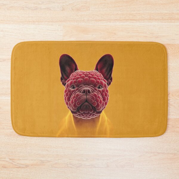 Item preview, Raspberry Textured French Bulldog Surreal Pop Art designed and sold by Ed & Harmony.