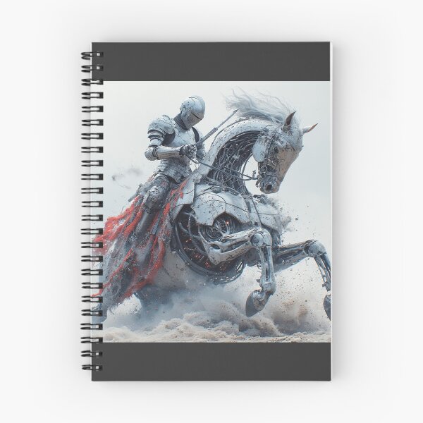 Item preview, Cybernetic Knight's Epic Charge on Robotic Steed designed and sold by Eden Underground Radio (Official Merch).