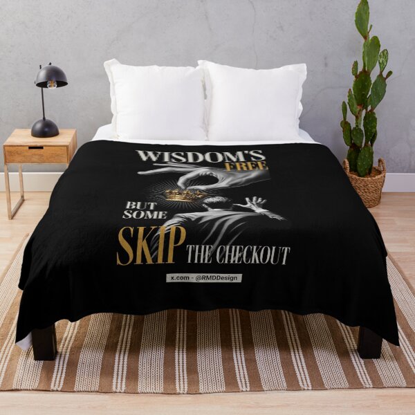 Item preview, Wisdom is free - Graphics - Text Grey Gold - Black designed and sold by RMD-Design.