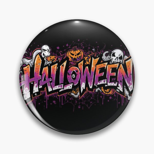 Item preview, Graffiti Halloween Ghosts & Pumpkins — Spooky Street Art Design designed and sold by Nejjar-store.