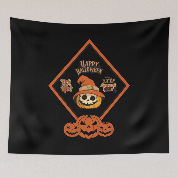 Item preview, Trick or treat, vibes on repeat - it’s Halloween, let the magic creep! designed and sold by THEVONZA.