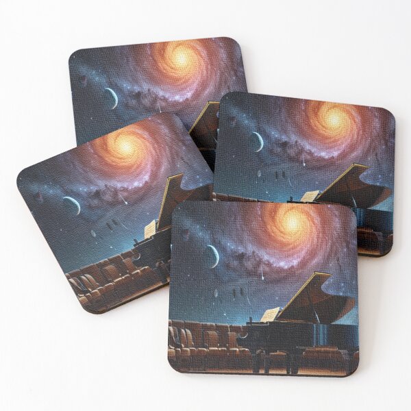 Item preview, Piano bajo las estrellas designed and sold by ART-WORLD-VIMO.