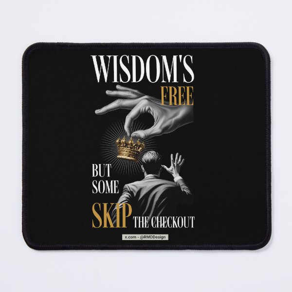 Item preview, Wisdom is free - Graphics - Text White Gold - Black designed and sold by RMD-Design.