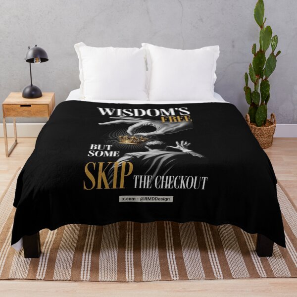 Item preview, Wisdom is free - Graphics - Text White Gold - Black designed and sold by RMD-Design.