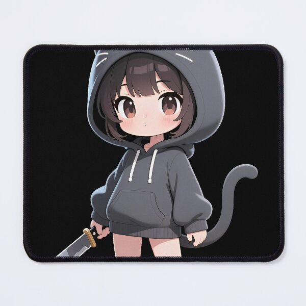 Item preview, Cute Chibi Knife Kitty 001 designed and sold by Alexander Butler.