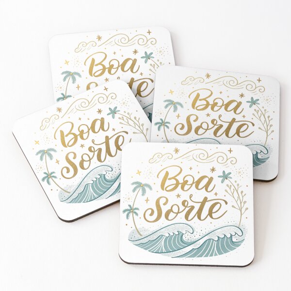 Item preview, Boa sorte fortuna Good luck in Portuguese language . designed and sold by Lucky 777.