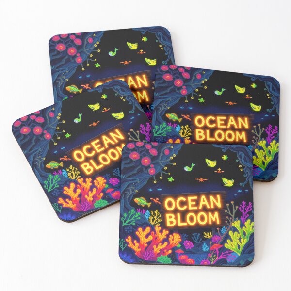 Item preview, Bioluminescent Ocean Bloom designed and sold by CTM ArtStudio.