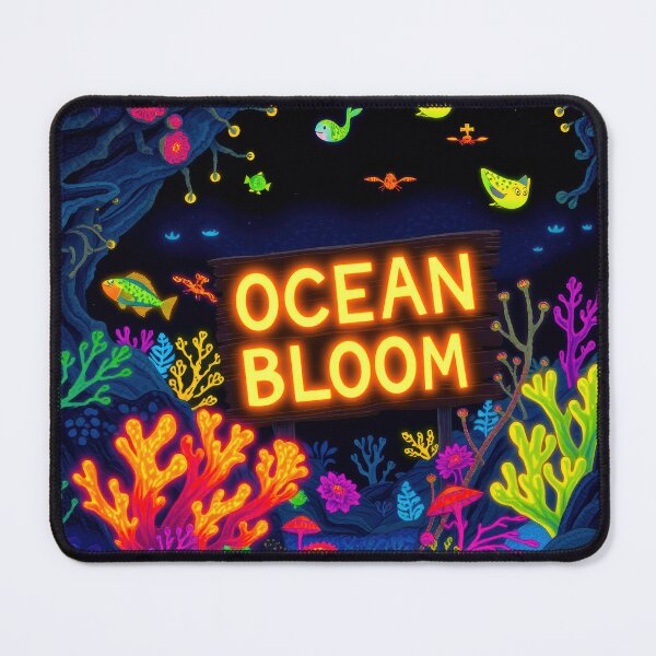 Item preview, Bioluminescent Ocean Bloom designed and sold by CTM ArtStudio.