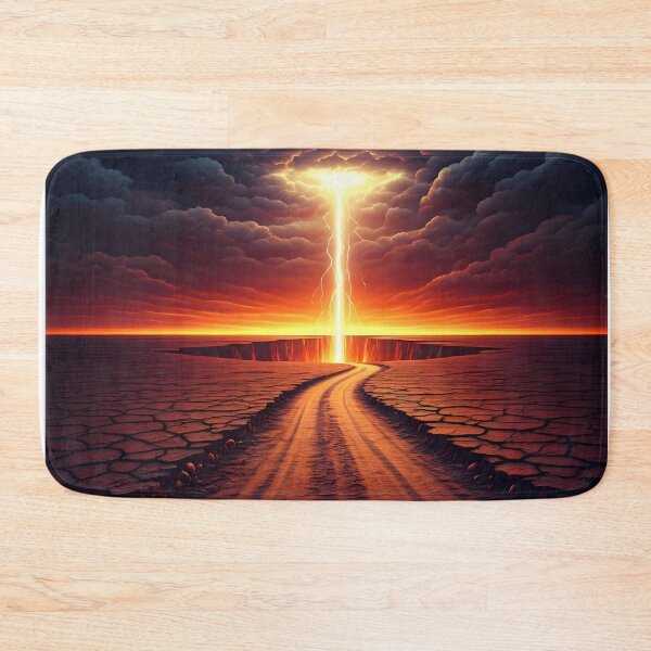 Item preview, The Road to Hell – A Journey Through Fire and Shadow designed and sold by PawPrintedArt.