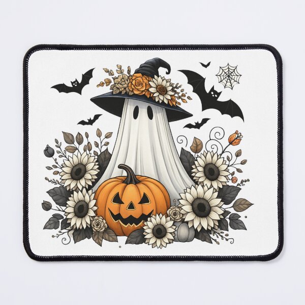 Item preview, Floral Ghost Halloween designed and sold by SnorkleSupply.