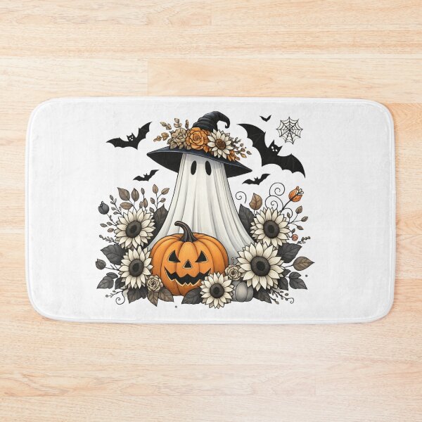 Item preview, Floral Ghost Halloween designed and sold by SnorkleSupply.