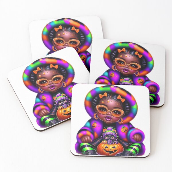 Item preview, Cute Pumpkin Girl and Halloween Kitty designed and sold by Lulunza.