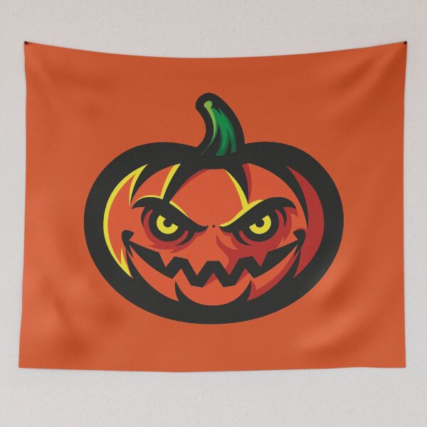 Item preview, Halloween Pumpkin | Spooky Jack-O’-Lantern Illustration Design designed and sold by MerlinWear.