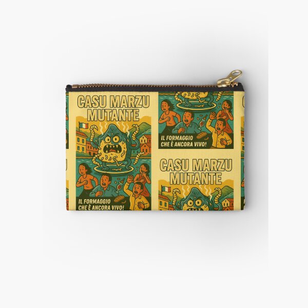 Item preview, Casu Marzu Mutante – Italian Cheese Horror Poster designed and sold by Travellerz.