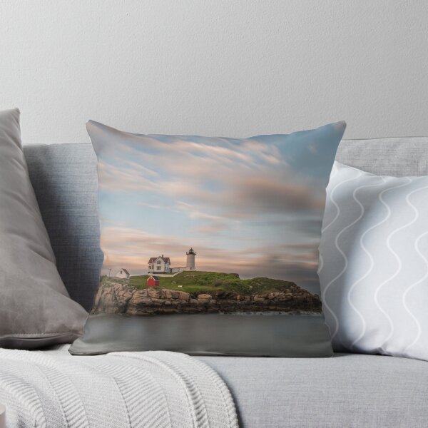 Item preview, Nubble lighthouse at dusk designed and sold by KenKartes.