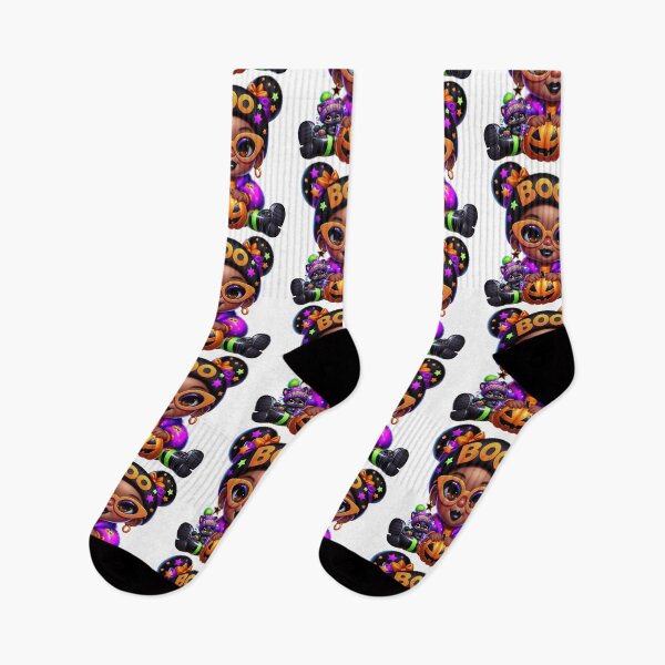 Item preview, Spooky Halloween Vibes – Black Girl and Black Cat designed and sold by Lulunza.