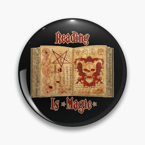 Item preview, Reading Is (Evil) Magic designed and sold by SparklefilthStudios.