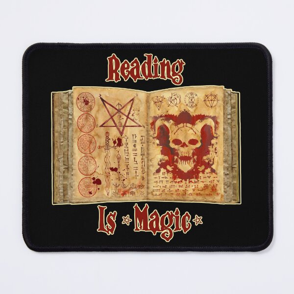 Item preview, Reading Is (Evil) Magic designed and sold by SparklefilthStudios.