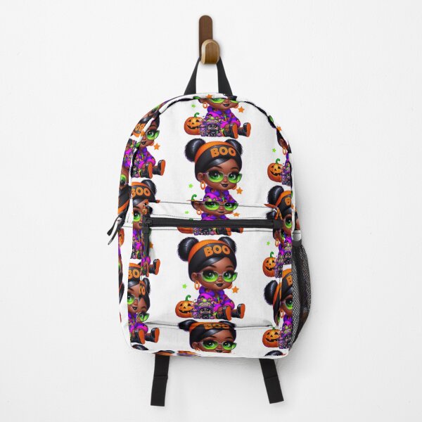 Item preview, Spooky Halloween Vibes – Black Girl and Black Cat designed and sold by Lulunza.