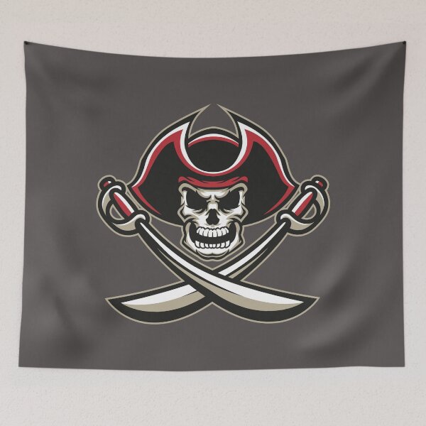 Item preview, Pirate Skull with Swords | Fearless Pirate Emblem Design designed and sold by MerlinWear.