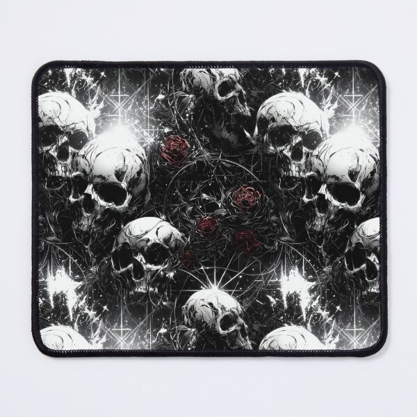 Item preview, Ashes of Decay – Crimson Roses and White Skulls designed and sold by Skolyak.