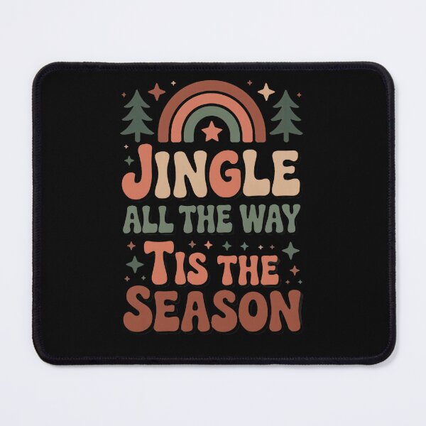 Item preview, Jingle All The Way – Retro Christmas Cheer Design designed and sold by SoftStyleStudio ⭐⭐⭐.