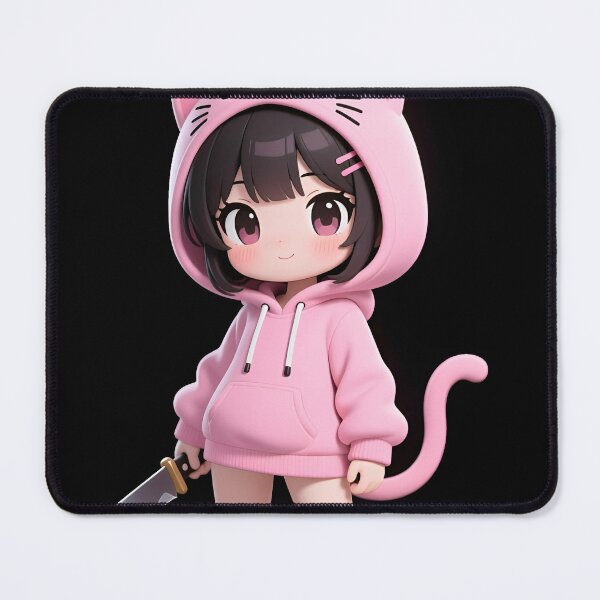 Item preview, Cute Chibi Knife Kitty 002 designed and sold by Alexander Butler.