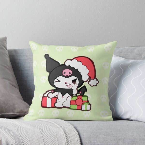 Artikelvorschau, ✩ Grünes und rotes süßes Kuromi-Weihnachtskind ✩ entworfen und verkauft von frootgummi.