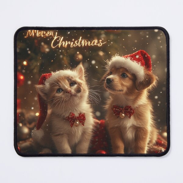 Item preview, “Bow Ties & Baubles – Christmas Companions in Style” designed and sold by NaomiRut.
