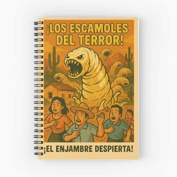 Item preview, The Escamoles of Terror – Mexican Insect Horror Poster designed and sold by Travellerz.