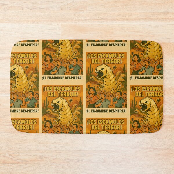 Item preview, The Escamoles of Terror – Mexican Insect Horror Poster designed and sold by Travellerz.
