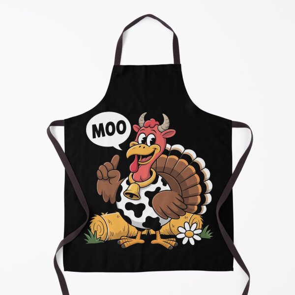 Item preview, Turkey Moo Funny Thanksgiving designed and sold by Dabbing Turtle Designs.