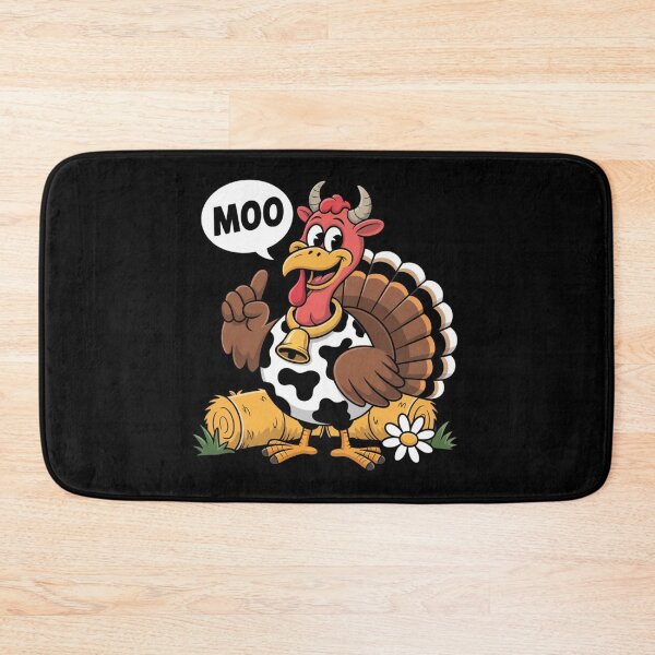 Item preview, Turkey Moo Funny Thanksgiving designed and sold by Dabbing Turtle Designs.