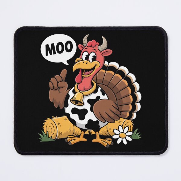 Item preview, Turkey Moo Funny Thanksgiving designed and sold by Dabbing Turtle Designs.
