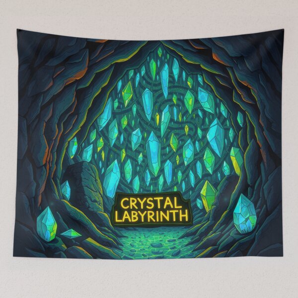 Artikelvorschau, Kristallhöhlen-Labyrinth entworfen und verkauft von CTM ArtStudio.