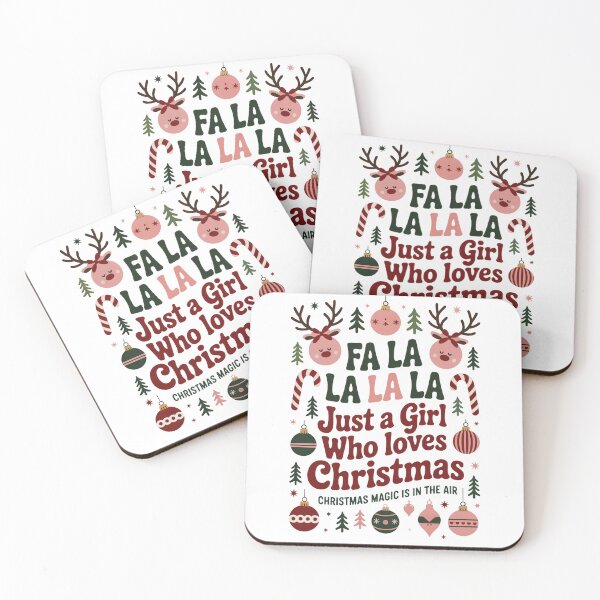 Item preview, Girl Who Loves Christmas designed and sold by SoftStyleStudio ⭐⭐⭐.